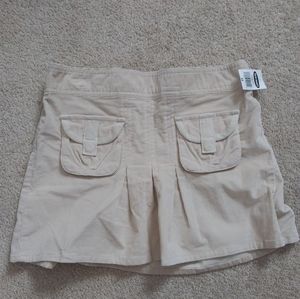 💎NEW! Old Navy Girls Tan Corduroy Mini Skirt
